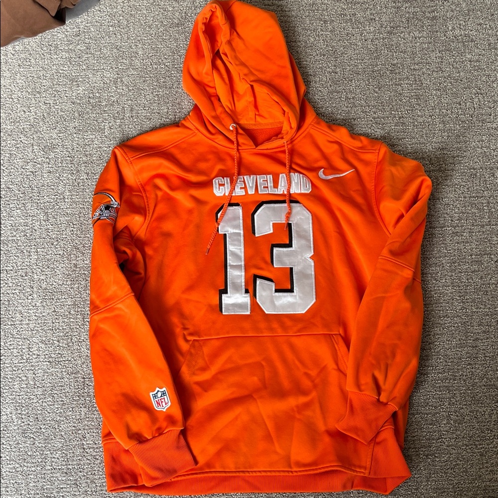 Nike Orange Cleveland 13 Men's Hoodie
